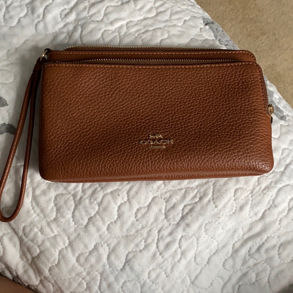 Double zip wallet/wristlet
